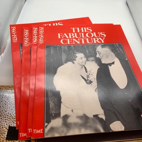 Vintage TIME This Fabulous Century 1920-70 Book Set and Holder - Picture 5 of 13